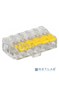 Клемма IEK СМК UKZ60-415-050 5x 0.2-0.4мм2 дл.19.2мм ш.30.4мм желтый (упак.:50шт)