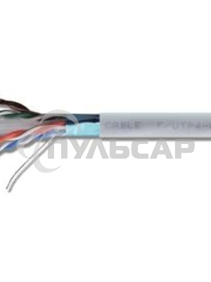 Кабель витая пара F/UTP кат.5E 1х2х24AWG solid CU PVC сер. (м) Rexant 01-0120