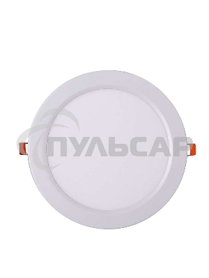 Светильник светодиодный ультратонкий встраив. PPL-R 15Вт 6500К IP40 WH d190мм круглый Jazzway 5008601A