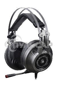 Наушники с микрофоном A4Tech Bloody J527 серый 2м мониторные USB оголовье (J527)
