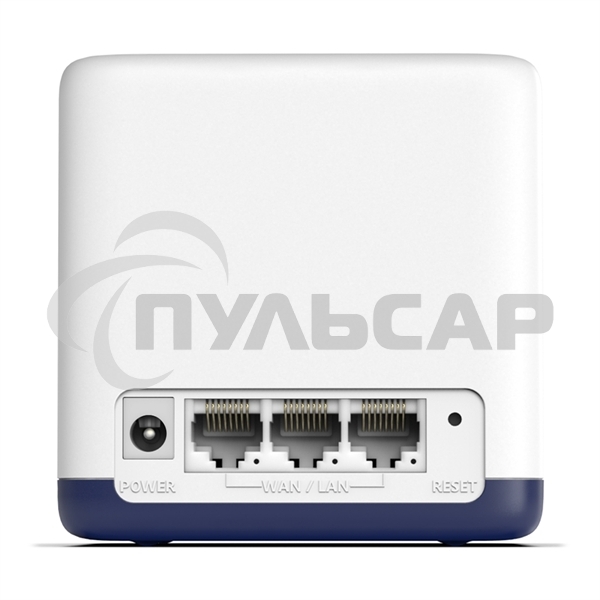 Система Mercusys MESH AC1900 Whole Home Mesh Wi-Fi System, 3× Internal Antennas, 3×Gb ports (WAN/LAN) (2-pack)