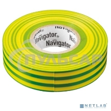 Изолента ПВХ Navigator 15мм (рул.20м) жел/зел. NIT-B15-20/YG