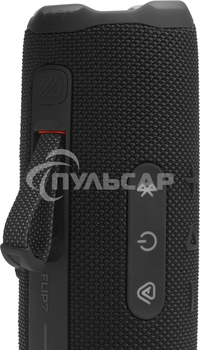 Колонка портативная JBL Flip 7 черный 25W 1.0 BT 4800mAh (JBLFLIP7BLK)