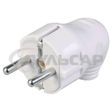 Вилка Iek EVP11-16-01-K01 ВПу11-01-Ст разборная угловая с з/к 16А белая