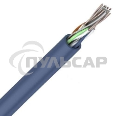 Кабель витая пара U/UTP кат.6 4х2х23AWG solid CU PVC син. (м) Rexant 01-0047