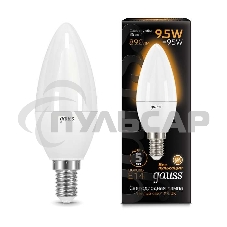 Лампа светодиодная LED Gauss Candle E14 9.5Вт 3000К