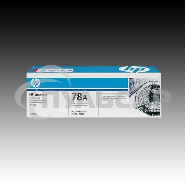 Картридж лазерный HP CE278A черный LJ P1566/P1606 (2100стр.)