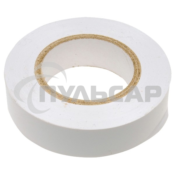 Изолента ПВХ, 15 мм х 10 м, белая Сибртех