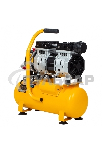Компрессор DLS650/10 безмаслянный малошумный 650 Вт, 120 л/мин,ресивер 10 л Denzel