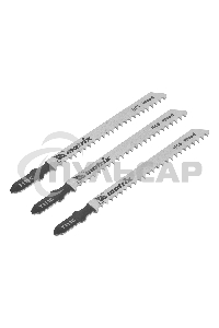 Полотна для электролобзика Matrix по дереву, 3 шт. T111C, 75 х 3мм, HCS