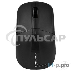 Мышь беспроводная Crown CMM-932W черный, 1000 dpi, радиоканал, USB, кнопки - 3