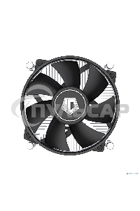 Кулер ID-COOLING DK-19 PWM серебристый/черный 92мм алюминий 2200rpm 26db 4-pin 95W 55мм