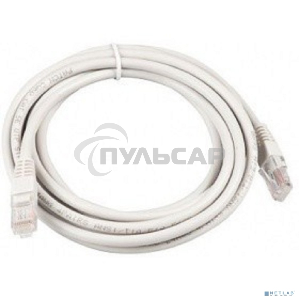 Патч-корд UTP кат. 5e, 3м ExeGate серый