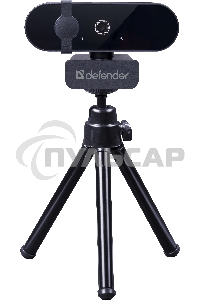 Веб-камера Defender G-lens 2580 черный (2МП, FullHD 1080p, MIC, 86,1°)