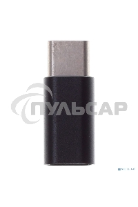 Переходник Buro USB Type-C (m)-microUSB (f) черный 