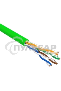 Кабель информационный Rexant 01-0061-R кат.5E U/UTP 4 пары 24AWG нг(А)-LSLTx внутренний 305м зеленый