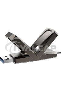 Флешка USB Netac US5 256 Gb USB 3.2+TypeC Solid State Flash, up to 550MB/500Mb/s