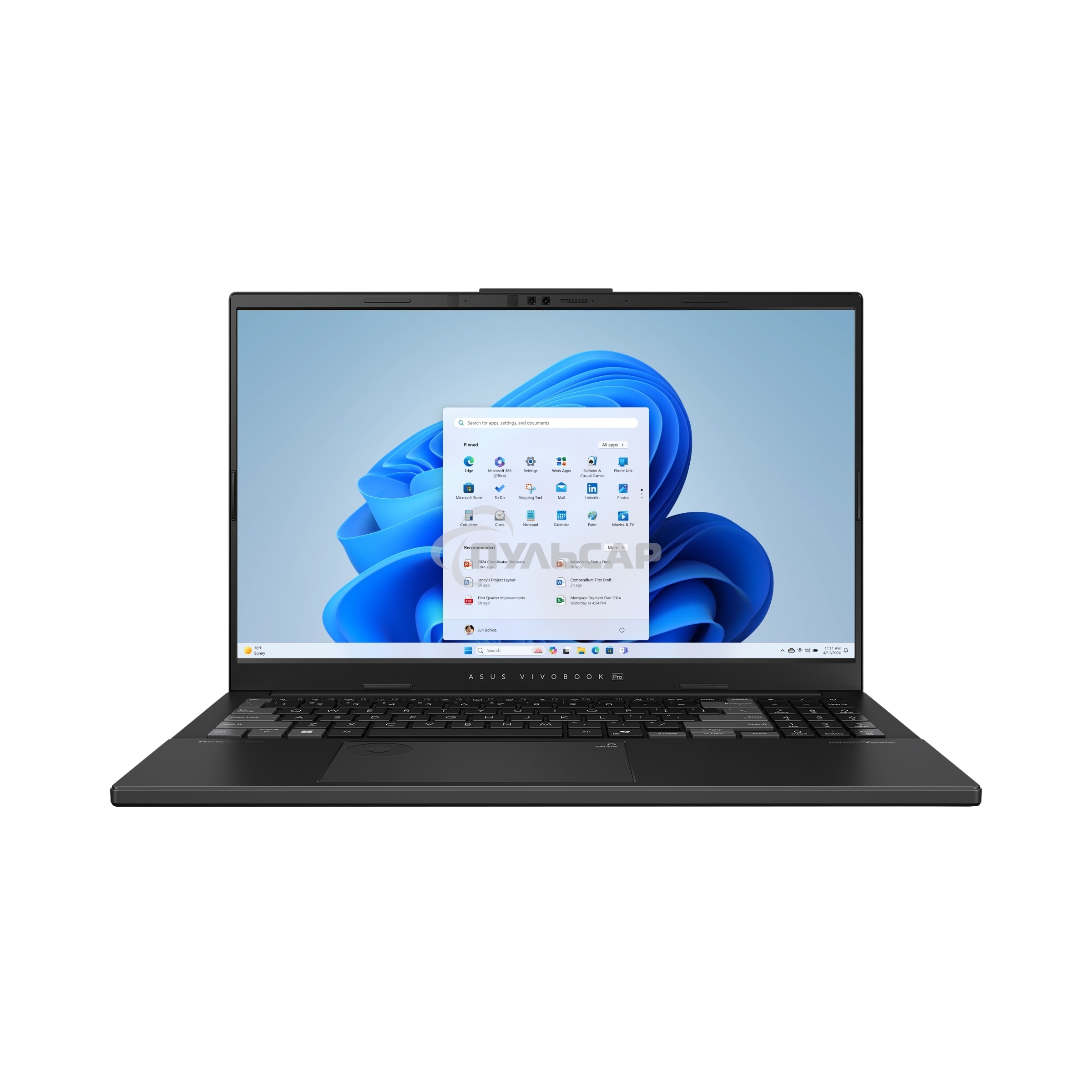 Ноутбук ASUS N6506CU-MA033 серый 90NB15E3-M001E0 15.6