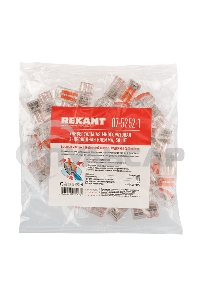 Универсальная клемма 2-проводная, прозрачная (0,08-2,5/4 мм²) (50 шт./уп.) Rexant