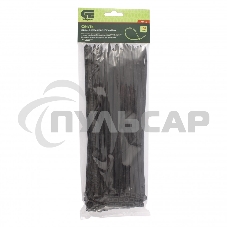 Хомуты, 250 х 4,8 мм, пластиковые, черные, 100 шт. Сибртех