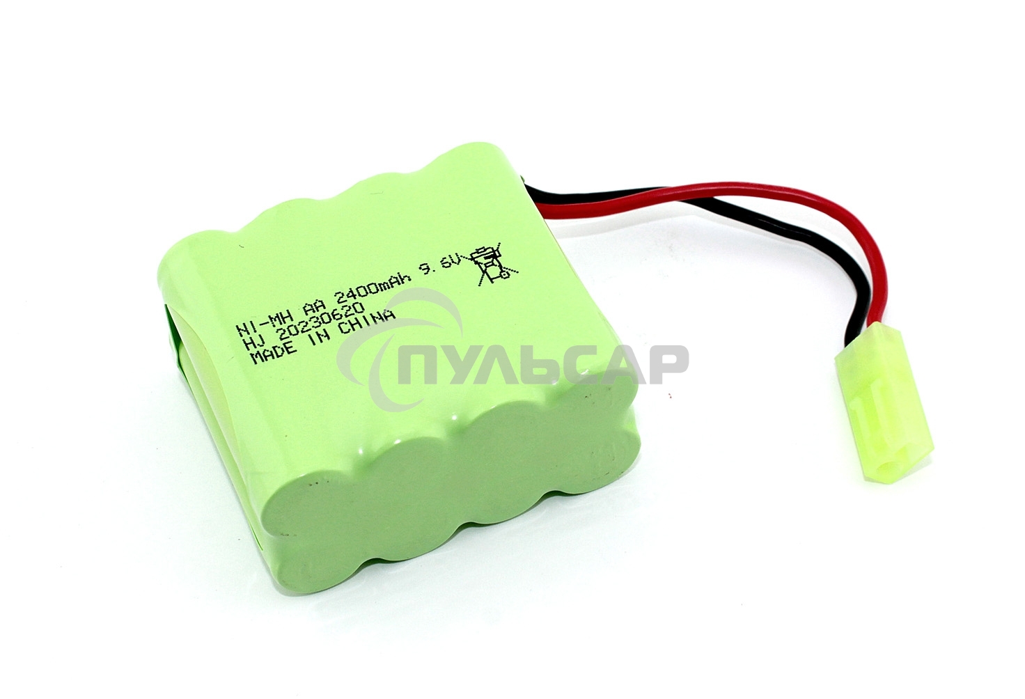 Аккумулятор Ni-Mh 9.6V 2400 mAh AA Row разъем Tamiya (4+4)