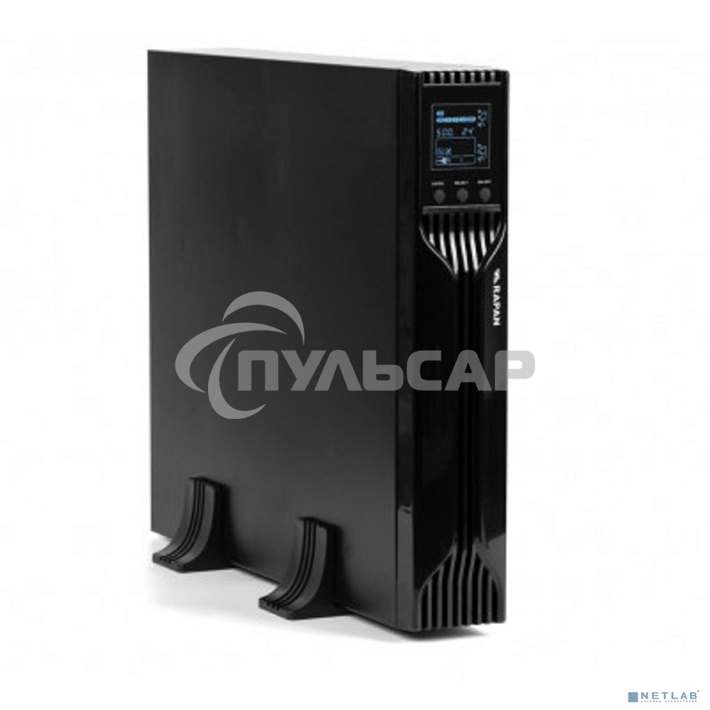 Источник бесперебойного питания ИБП Бастион RAPAN-UPS 3000 RACK+4x9Ah (2100 Вт, Line-interactive, встроенные АКБ 6 шт.x 9Ah) 8960
