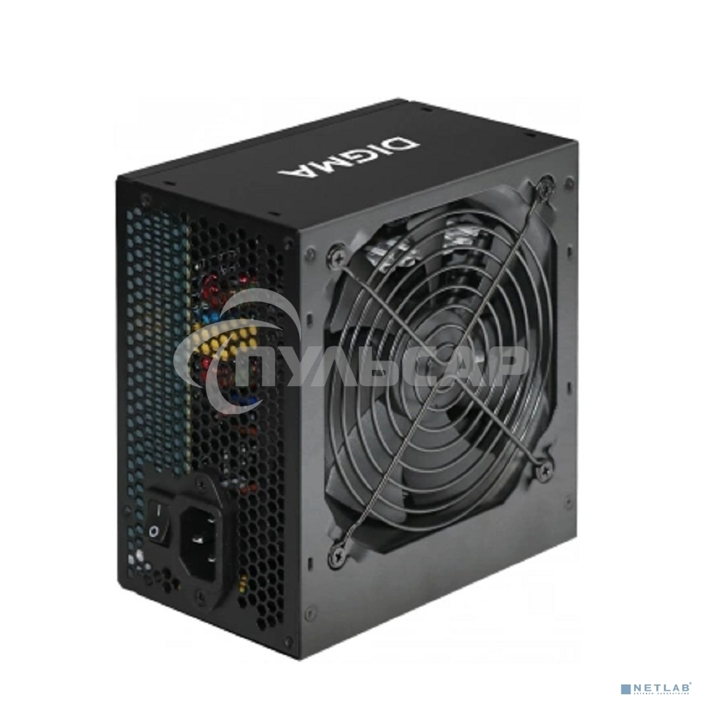 Блок питания Digma DPSU-500W RTL, 500Вт, 120мм, черный