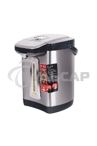 Термопот Mystery MTP-2450 4.5л. 700Вт серебристый/черный