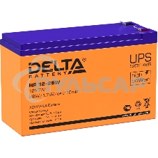 Батарея Delta HR 12-28 W (12V, 7Ah)