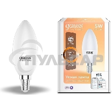 Лампа Светодиодная Gauss Smart Home DIM E14 C37 5 Вт 2700К 1/10/40