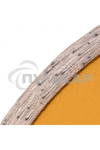 Диск алмазный отрезной ф180 х 22,2 мм, Сплошной, мокрое резание Denzel