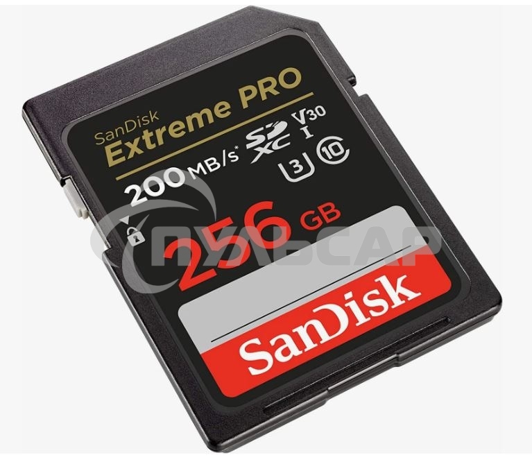 Флеш карта SD 256GB SanDisk SDXC Class 10 V30 UHS-I U3 Extreme Pro 200MB/s
