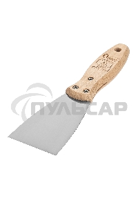 Шпательная лопатка Matrix из нержавеющей стали, 60 мм, буковая рукоятка, EFP
