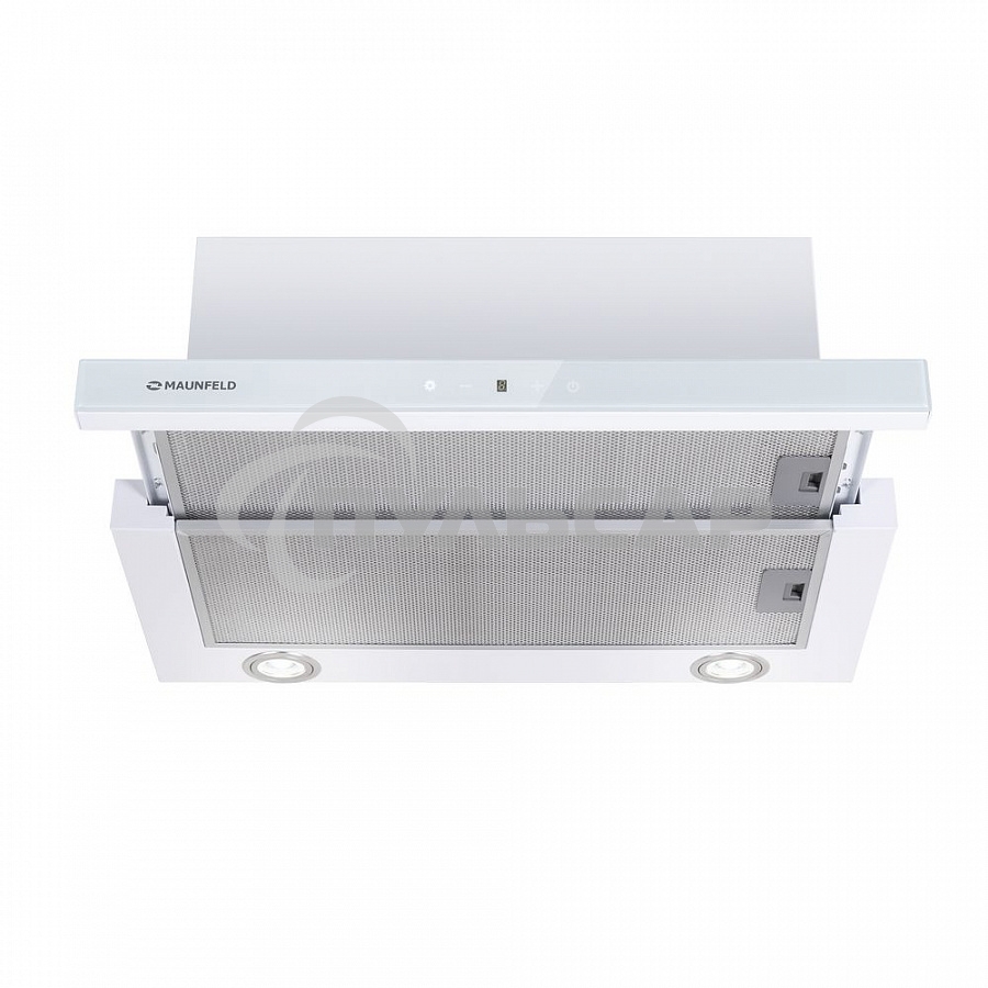 Вытяжка встраиваемая Maunfeld TS Touch Glass 50 белый, 50 см, 1000 куб. м/ч, 56 дБ