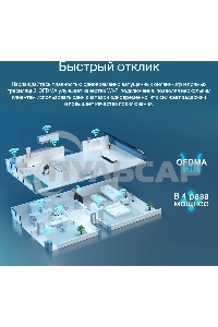 Роутер беспроводной TP-Link Archer AX55 AX3000 10/100/1000BASE-TX черный