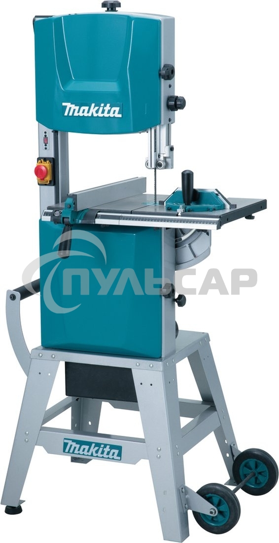 Пила Makita LB1200F ленточная [LB1200F] 900Вт,400\800м\мин,рез-165х305мм,81.2кг,кор,стол на ножках,подсв,угл направляющая+5полотен