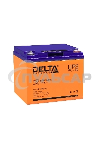 Батарея Delta DTM 1240 L (12V, 40Ah) с увеличенным сроком службы (10 лет)