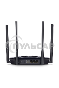 Роутер Mercusys MR70X AX1800 Dual-Band WiFi 6 Router, 574 Mbps at 2.4 GHz + 1201 Mbps at 5 GHz,4× Fixed External Antennas, 3× Gigabit LAN Ports, 1× Gigabit WAN Port, 1024-QAM, OFDMA, Router/Access Point Mode, MU-MIMO, WPA3, TWT, BSS Color