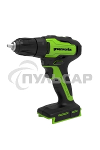 Дрель-шуруповерт GREENWORKS 3704007UA, Аккумуляторная, 24В