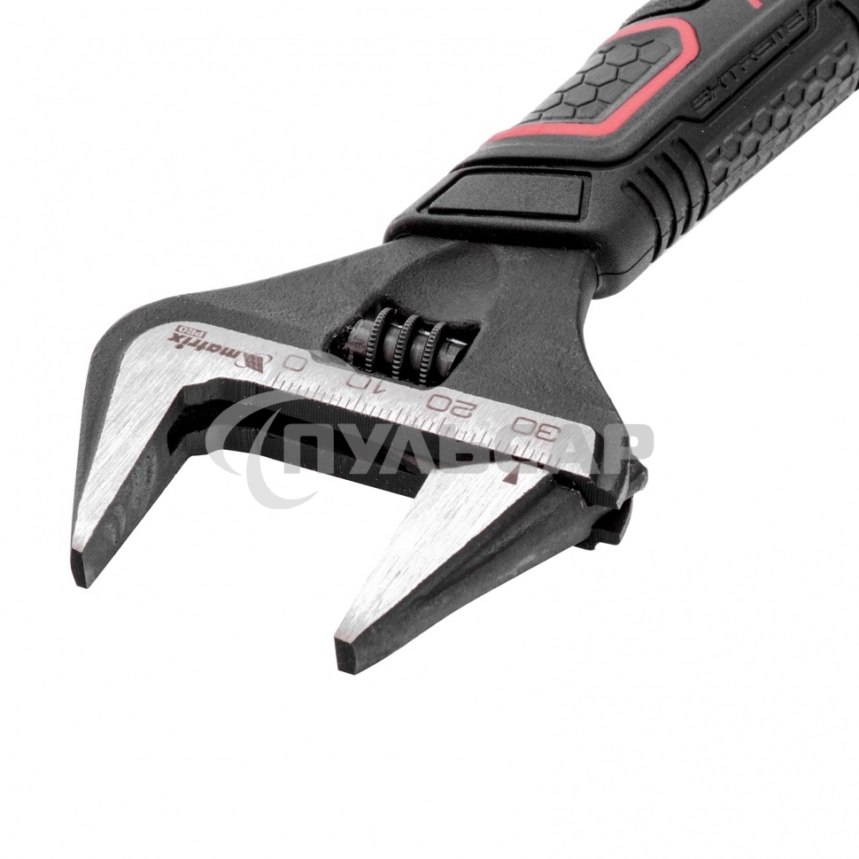 Ключ разводной Matrix, тонкие губки, фосфатированный, 2-х комп рукоятка, 300 мм, PRO