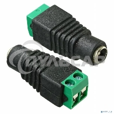 Разъем питания гнездо 2.1х5.5 мм с клеммной колодкой PROconnect