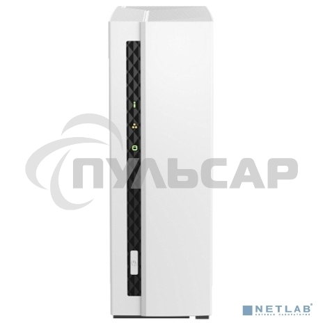 Сетевое хранилище SMB QNAP TS-133 NAS 1 HDD tray. ARM 4-core Cortex-A55 1.8GHz, ram 2 Gb (max), 1x1GbE, 1xUSB 2.0 port,1xUSB 3.2 Gen 1