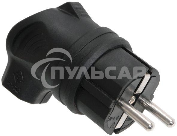 Вилка электрич. с боковым вводом ОМЕГА с заземл. IP44 ВБу3-1-0м каучук ИЭК PKR01-U-016-2-K02