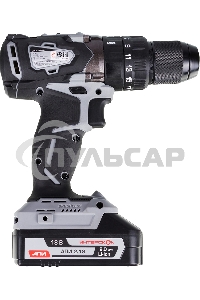 Дрель-шуруповерт ИНТЕРСКОЛ ДАУ-13/18В, Аккумуляторный, 18В, 2 АКБ, Ударный, Кейс