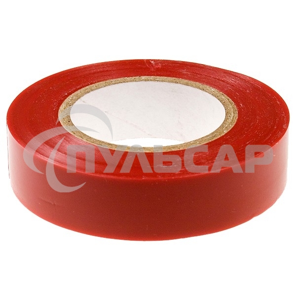 Изолента ПВХ, 19 мм х 20 м, красная Сибртех