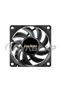 Вентилятор для корпуса ExeGate ExtraPower EP07015S3P черный, 70 мм, 3000 об/мин, 27 дБ, 3 pin