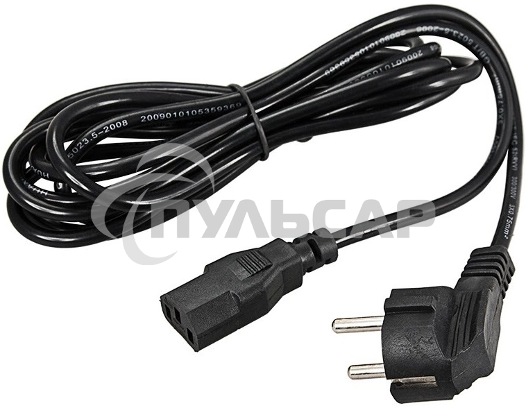 Шнур сетевой Rexant СЕЕ 7/7 (Schuko) – IEC 320 C13 3x0,75мм², длина 0,6м