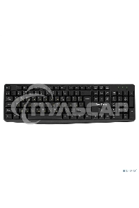 Клавиатура проводная ExeGate EX298364RUS Smart K120 (USB, полноразмерная, влагозащищенная, 104кл., Enter большой, длина кабеля 1,6м, черная, RTL)