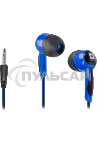 Наушники Defender Basic-604 синий кабель 1,1 м