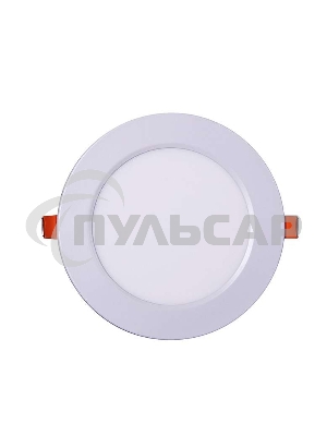 Светильник светодиодный ультратонкий встраив. PPL-R 9Вт 4000К IP40 WH d145мм круглый Jazzway 5008502A